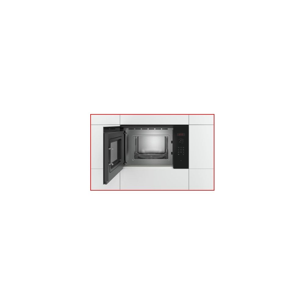 Bosch BFL523MB0B , Built-in microwave oven, Black :Series 4  : H 38cm