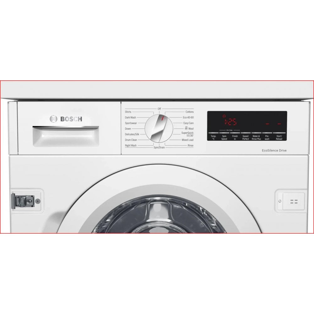 Bosch WIW28502 , Built-in washing machine, 8 kg, 1400 rpm: Series 8: