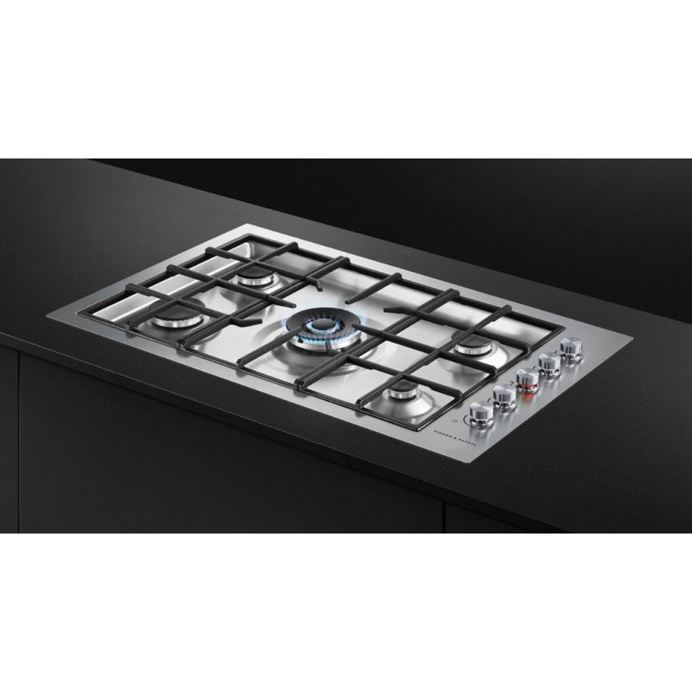 Fisher & Paykel CG905DWNGFCX3 : 90cm Gas Hob : Stainless Steel: Series 9
