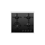Fisher & Paykel CG604DNGGB4 60cm  4 Burner Gas Hob : Black Glass :Series 9
