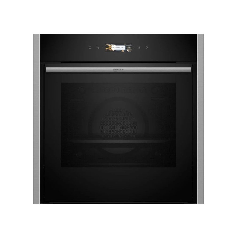 Neff  B54CR71N0B Built In Single Oven : N70 : Pyrolytic Cleaning :