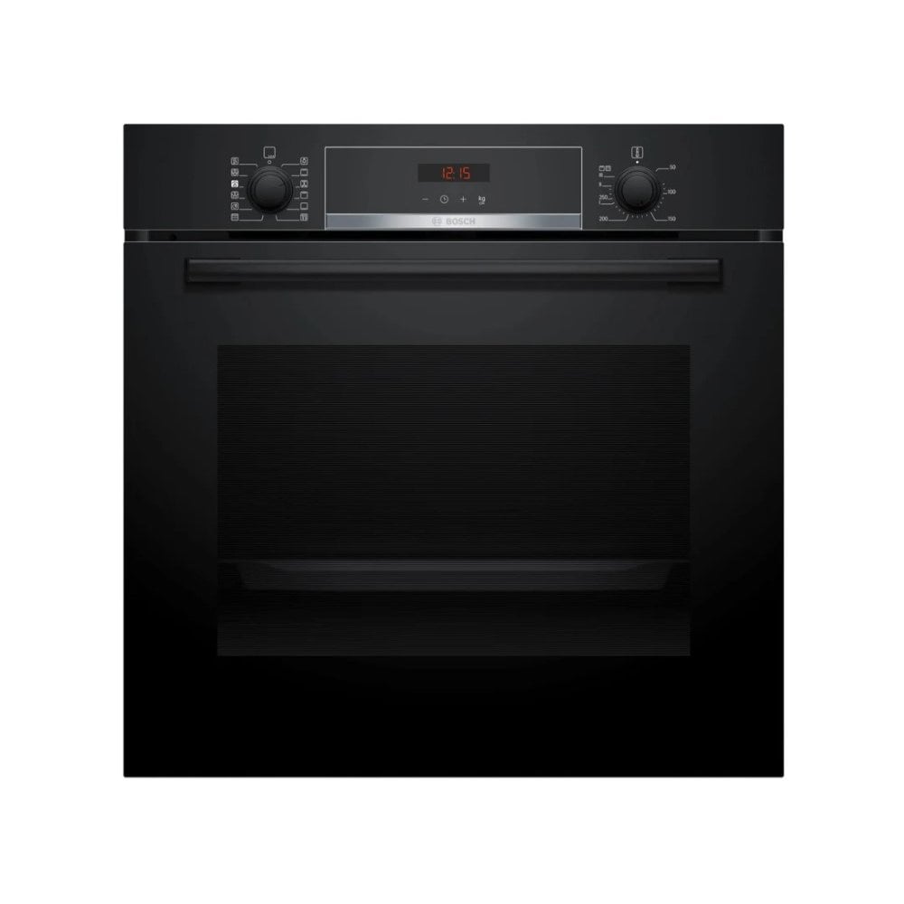 Bosch HQA574BB3B Built In Single Oven : Series 4 : Black : Pyrolytic Cleaning :