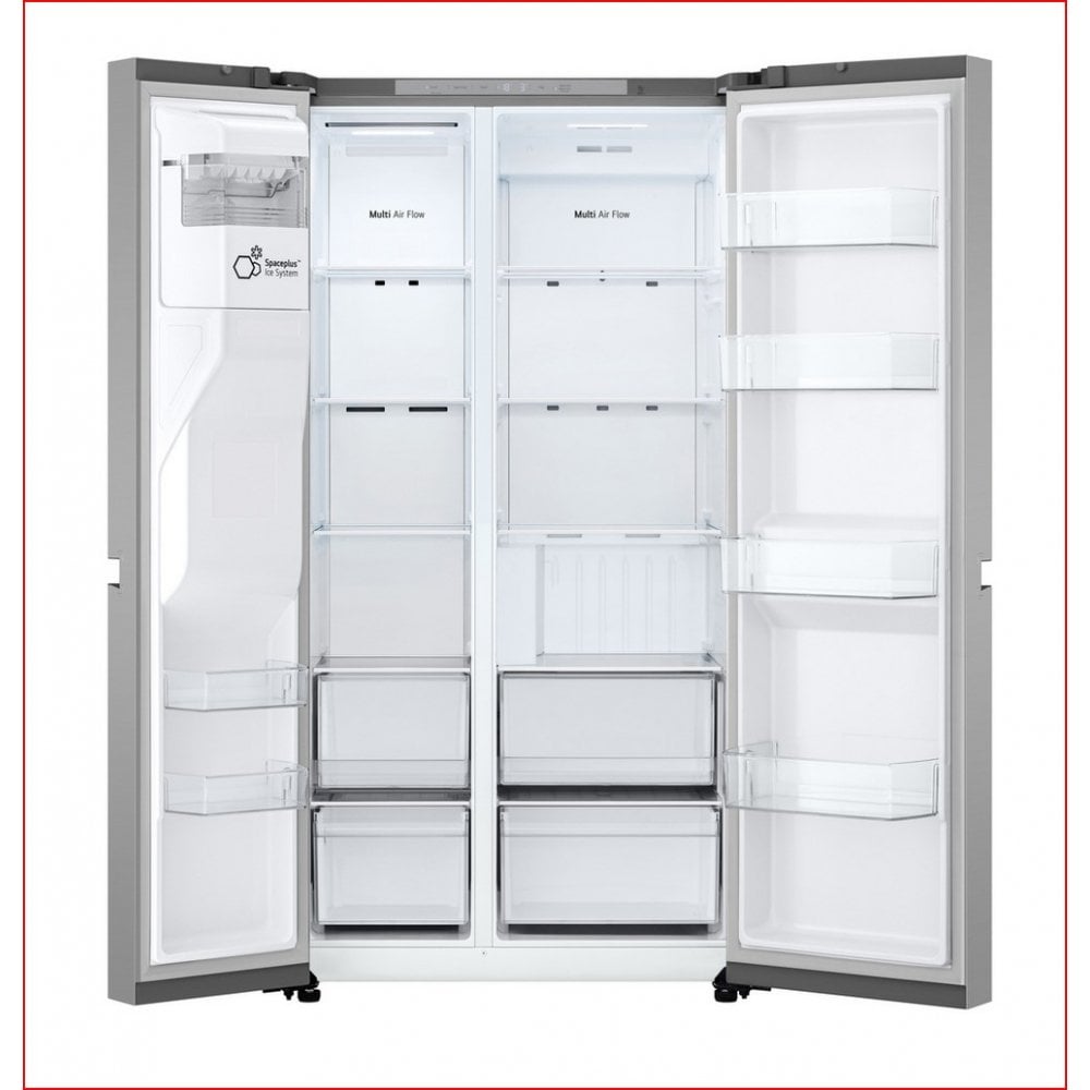 LG GSLC40PYPE   American Fridge Freezer : Frost Free :  Prime Silver : H 179cm:  Plumbed : Due 26th OCTOBER