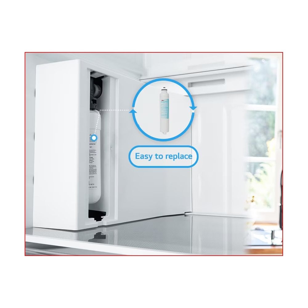 LG GSLC40PYPE   American Fridge Freezer : Frost Free :  Prime Silver : H 179cm:  Plumbed : Due 26th OCTOBER