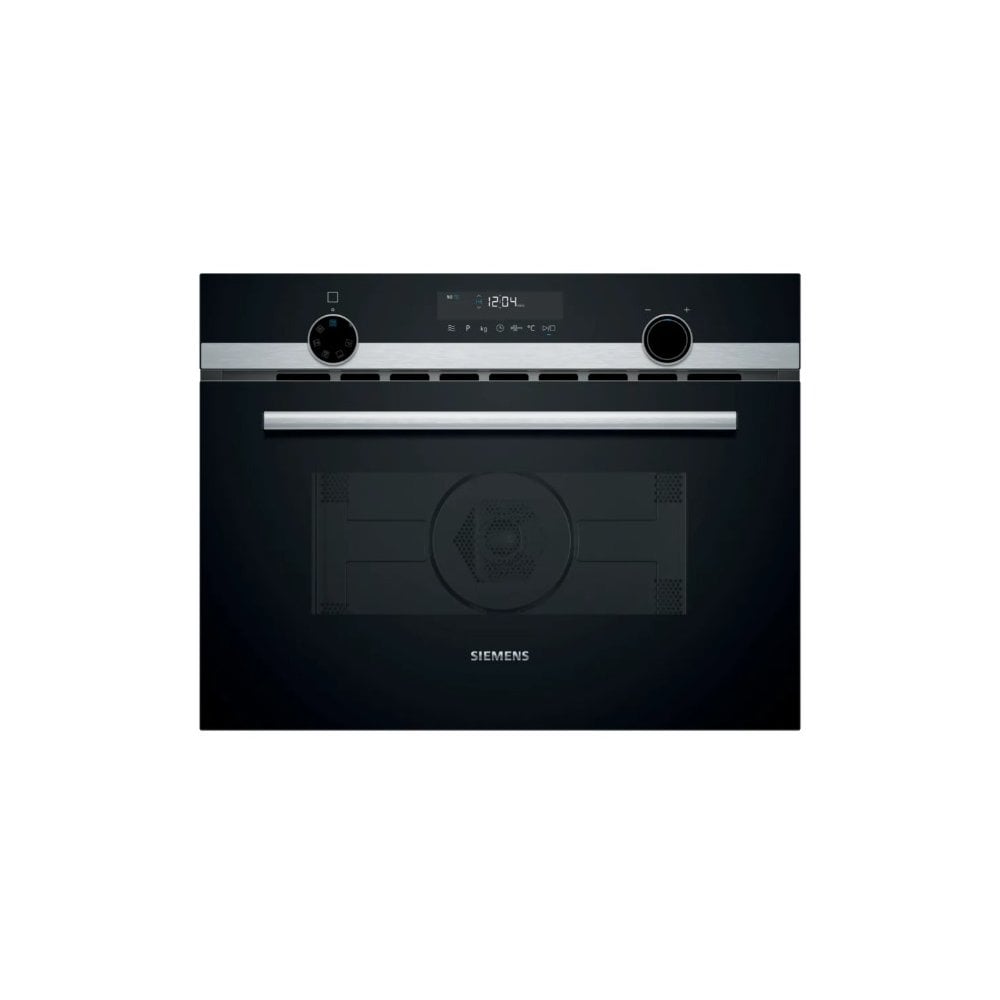 Siemens CM585AGS1B : Built-in Microwave Oven with hot air, 60 x 45 cm, Stainless steel: IQ500