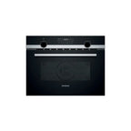 Siemens CM585AGS1B : Built-in Microwave Oven with hot air, 60 x 45 cm, Stainless steel: IQ500