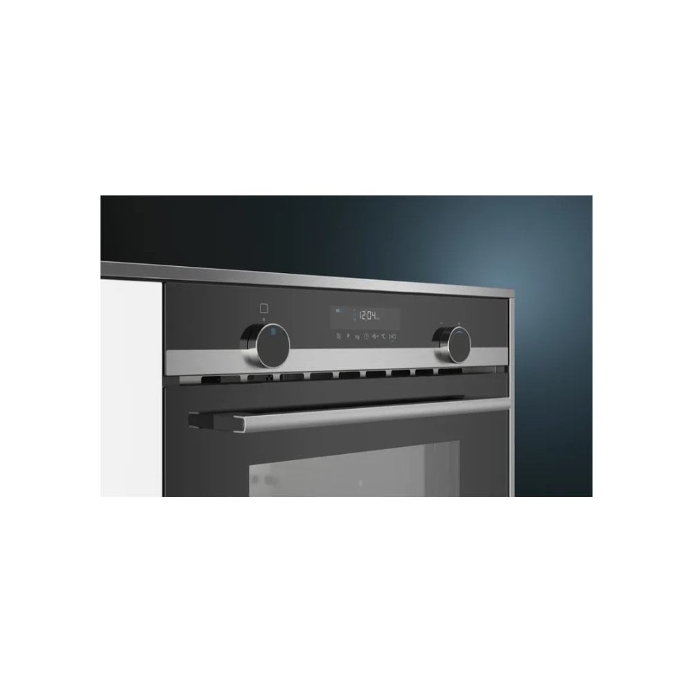 Siemens CM585AGS1B : Built-in Microwave Oven with hot air, 60 x 45 cm, Stainless steel: IQ500