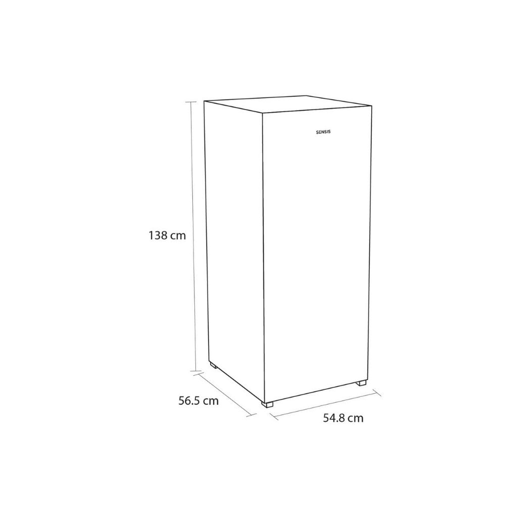 Sensis RFTLF01Z54EW 54.8cm Low Frost Tall Freezer - White: