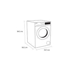 Sensis WMF01914AW 9kg 1400 Spin Washing Machine:  :