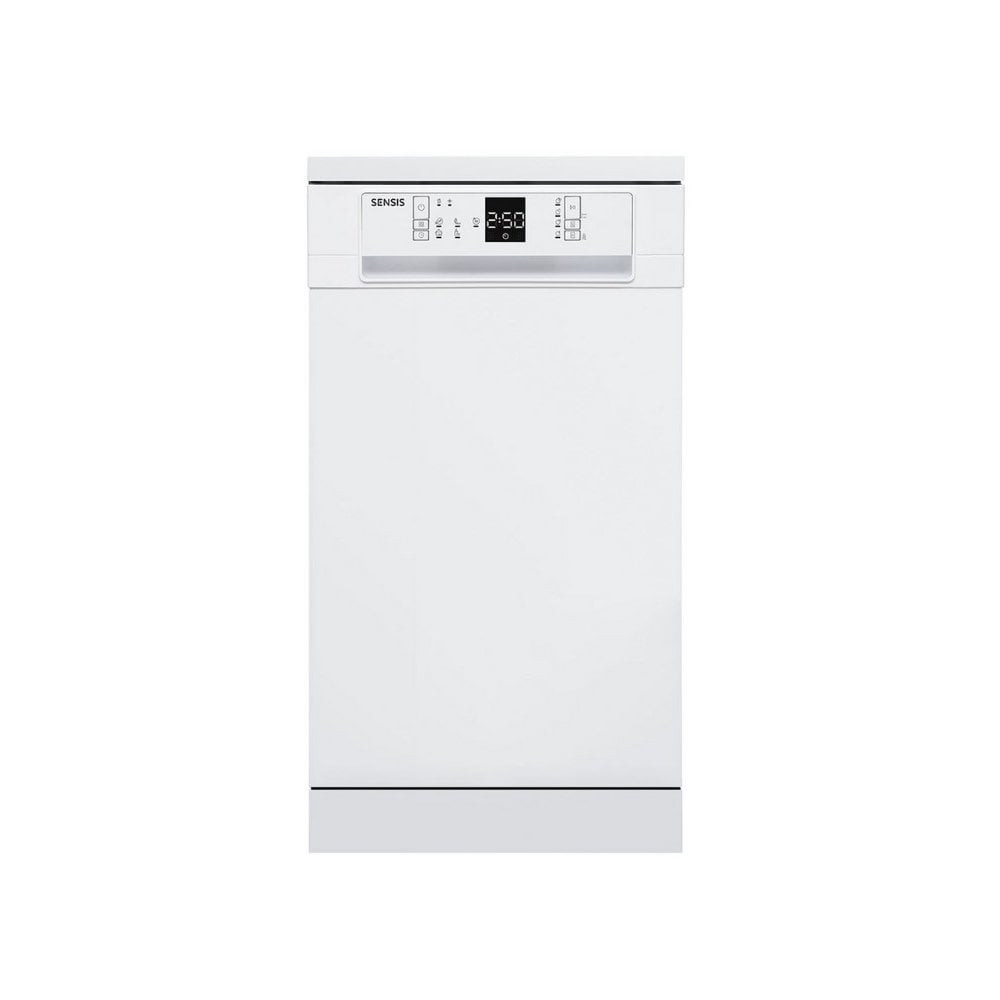 Sensis DWF0110SLEW Slimline Dishwasher - White - 10 Place Settings: