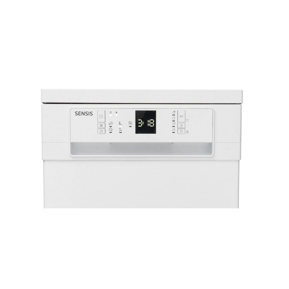Sensis DWF0110SLEW Slimline Dishwasher - White - 10 Place Settings: