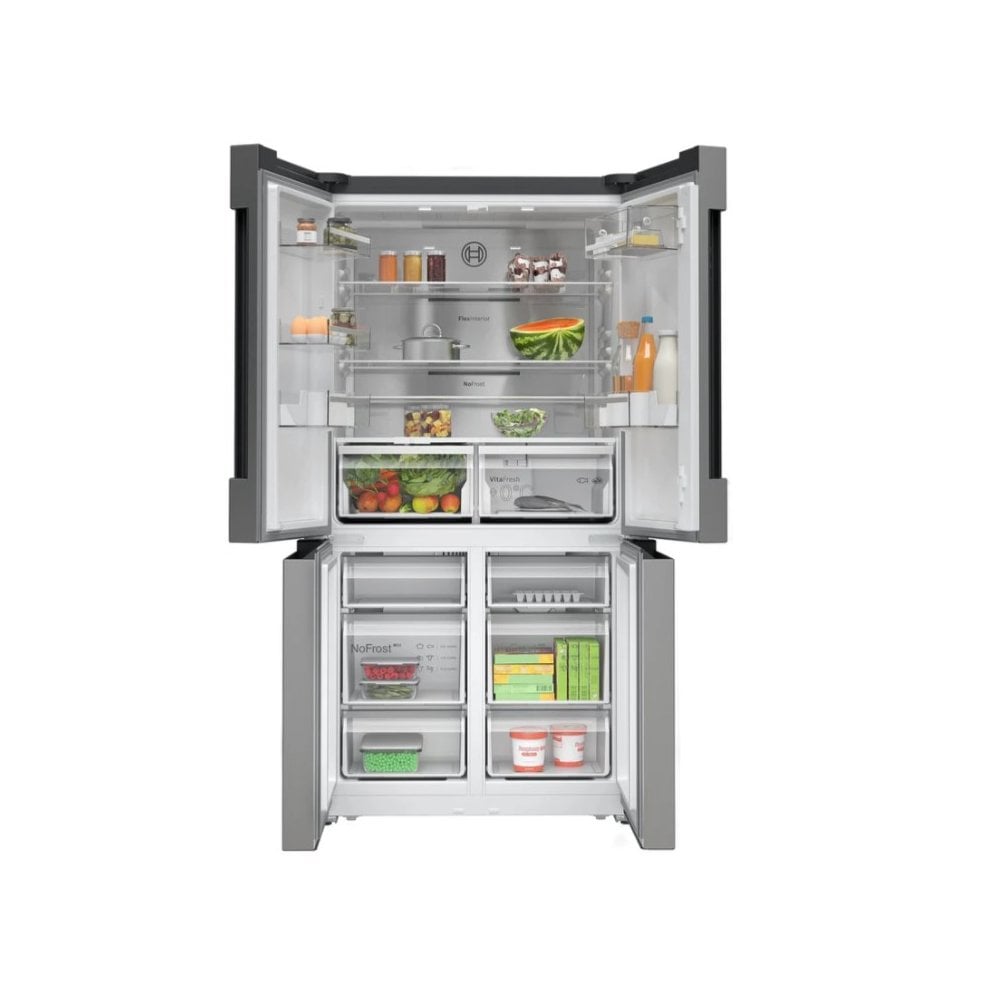 Bosch KFN96APEAG American Fridge Freezer :Frost Free :  H 183cm : Brushed Steel : Series 6 :Due OCTOBER