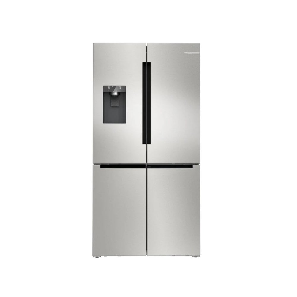 Bosch KFI96APEAG American Style Fridge Freezer : H 183cm : Series 6 : Brushed Steel :Non Plumbed