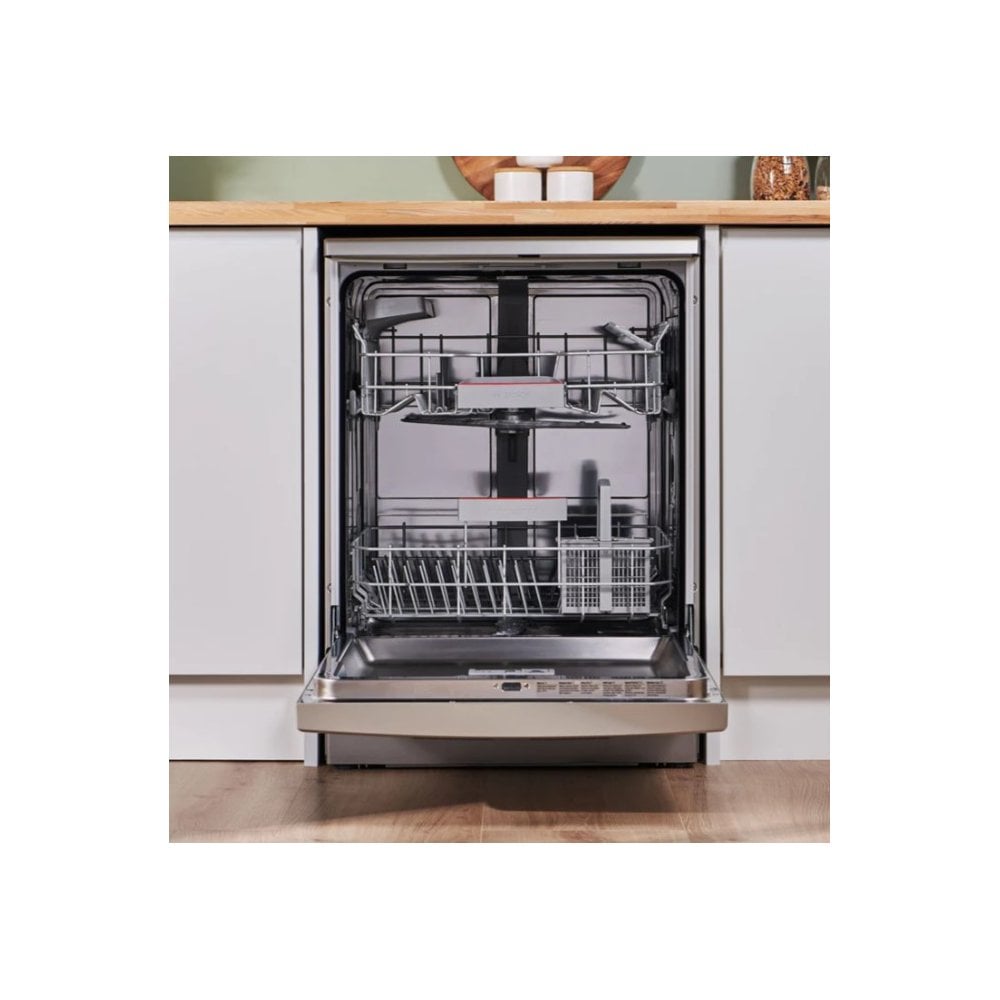 Bosch SMS4EKI06G Dishwasher :Cutlery Basket : Stainless Steel Interior:  Series 4 : Silver Inox :