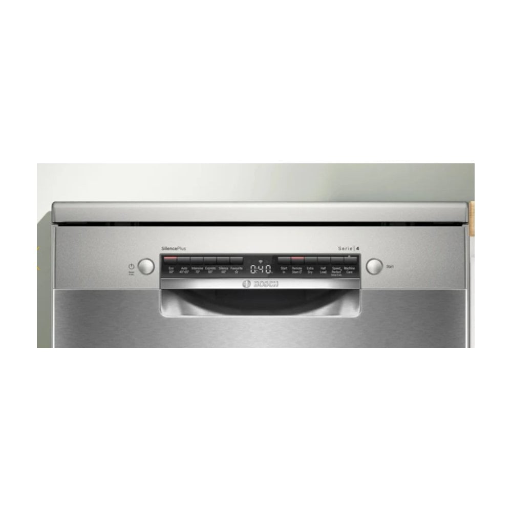 Bosch SMS4EKI06G Dishwasher :Cutlery Basket : Stainless Steel Interior:  Series 4 : Silver Inox :