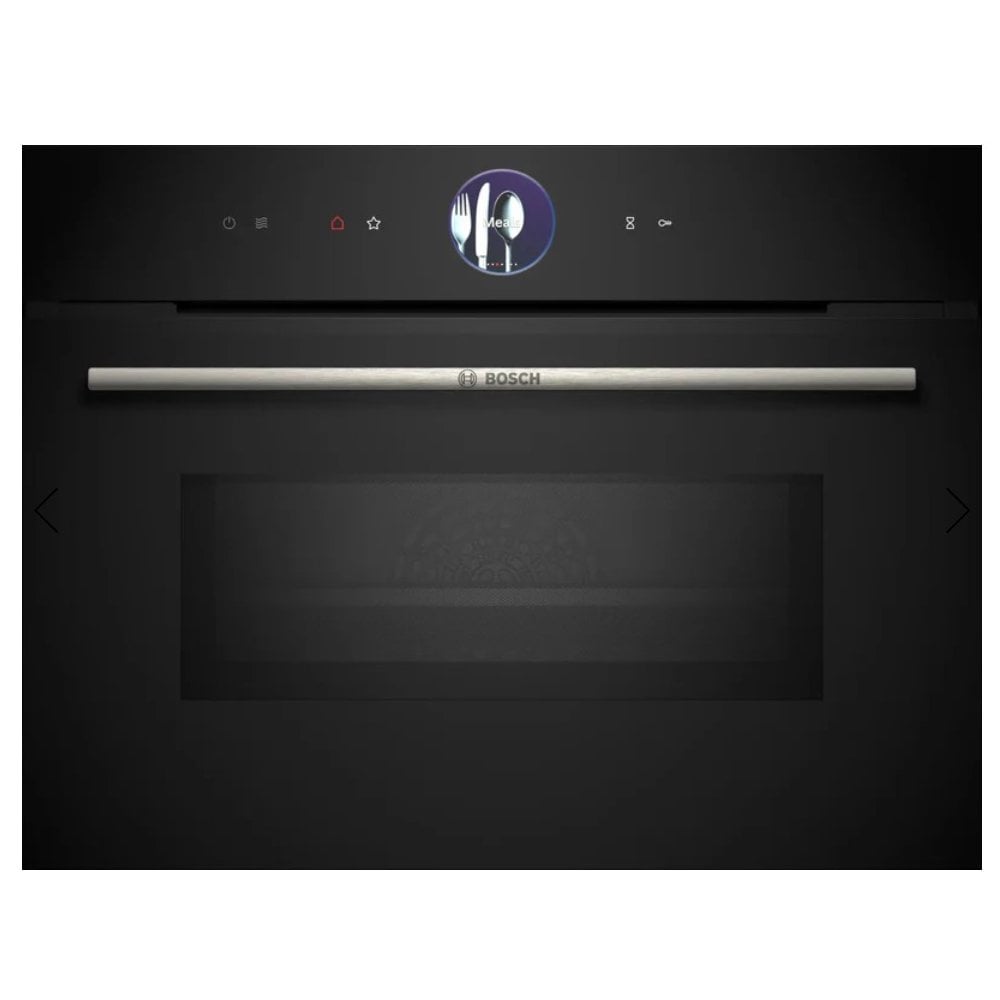 Bosch CMG7761B1B Built-in compact oven with microwave function,  Black (  H 45cm ) Series 8
