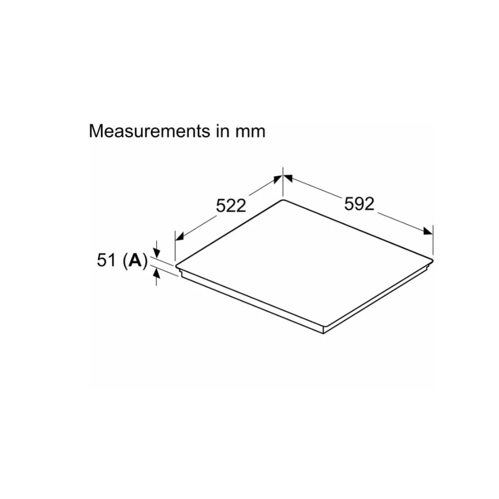 Neff T66FHX4L0 Induction Hob : N 70 : ( W 60cm)