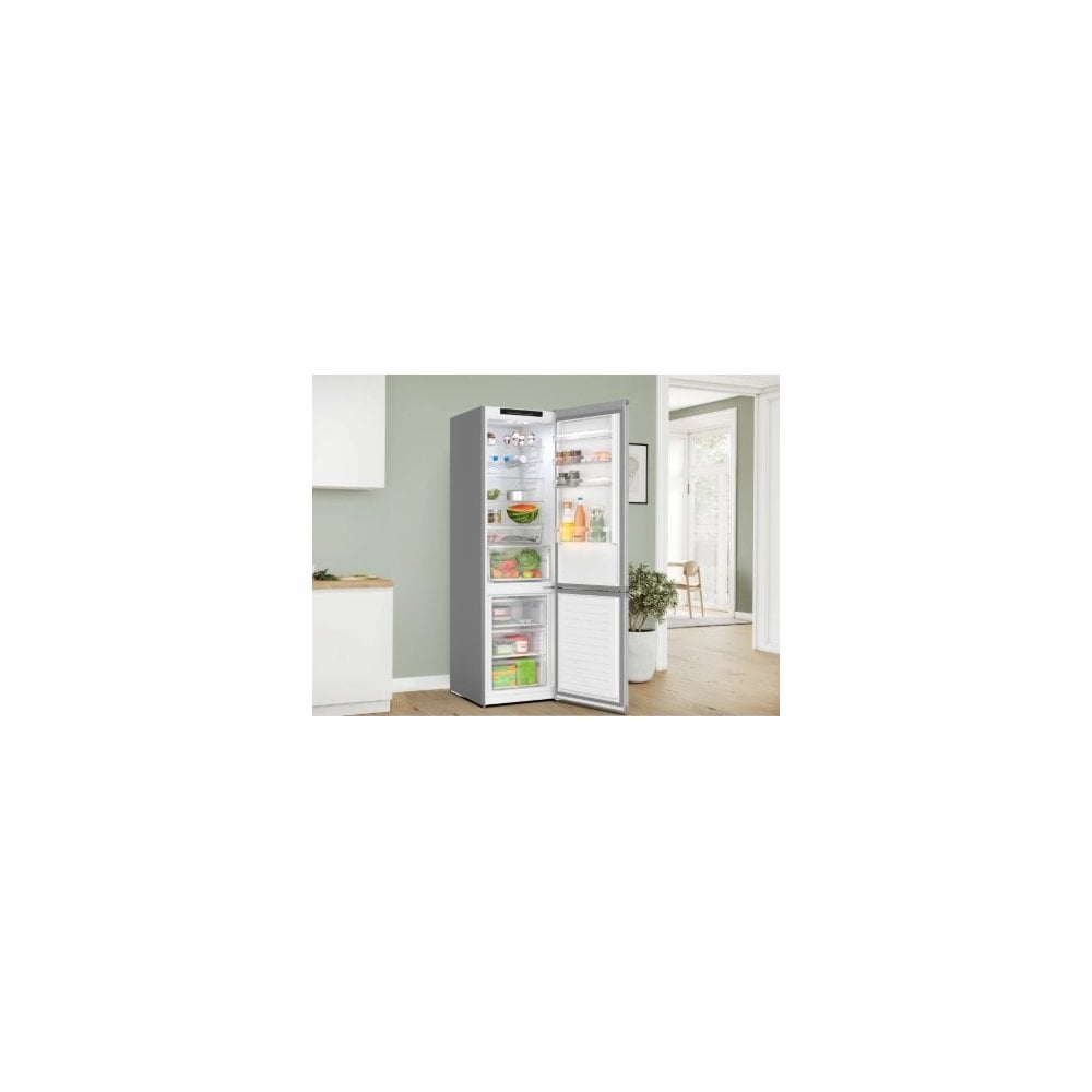 Bosch KGN392LBFG Fridge Freezer : Stainless Steel Look :( H 203cm) Series 4