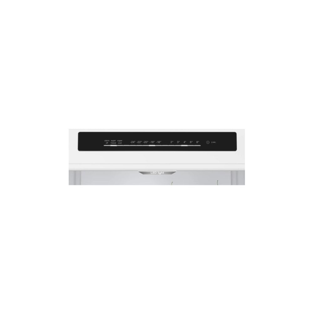 Bosch KGN392LBFG Fridge Freezer : Stainless Steel Look :( H 203cm) Series 4