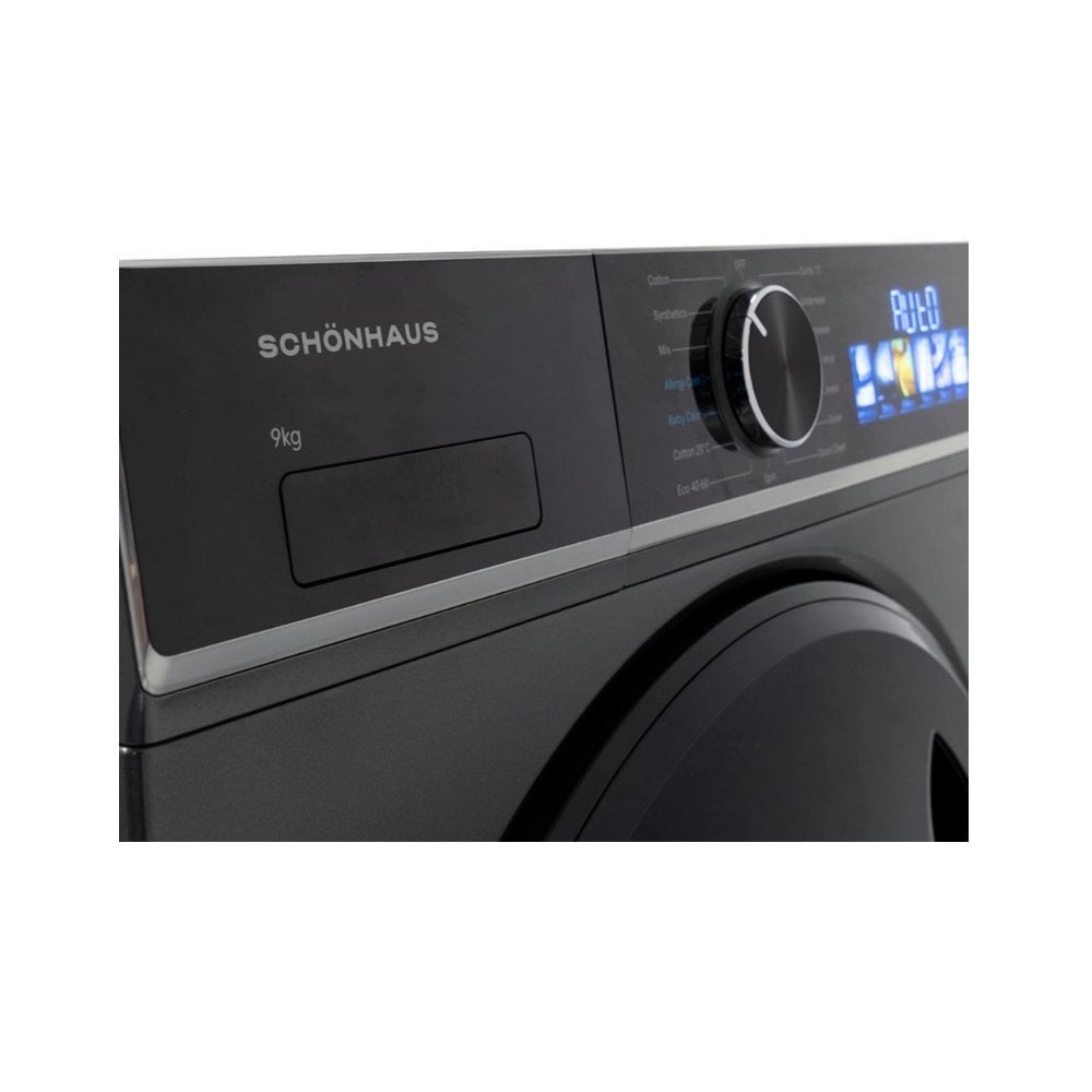 Schonhaus WMSF01914AG 9kg Washing Machine - Graphite: