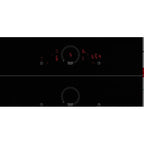 Neff V58NHQ4L0 Induction hob with integrated ventilation system, W 80 cm : N 70: Twist Touch