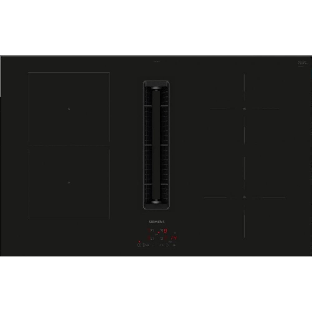 Siemens ED811BS16E Induction hob with integrated ventilation system, 80 cm : IQ 300