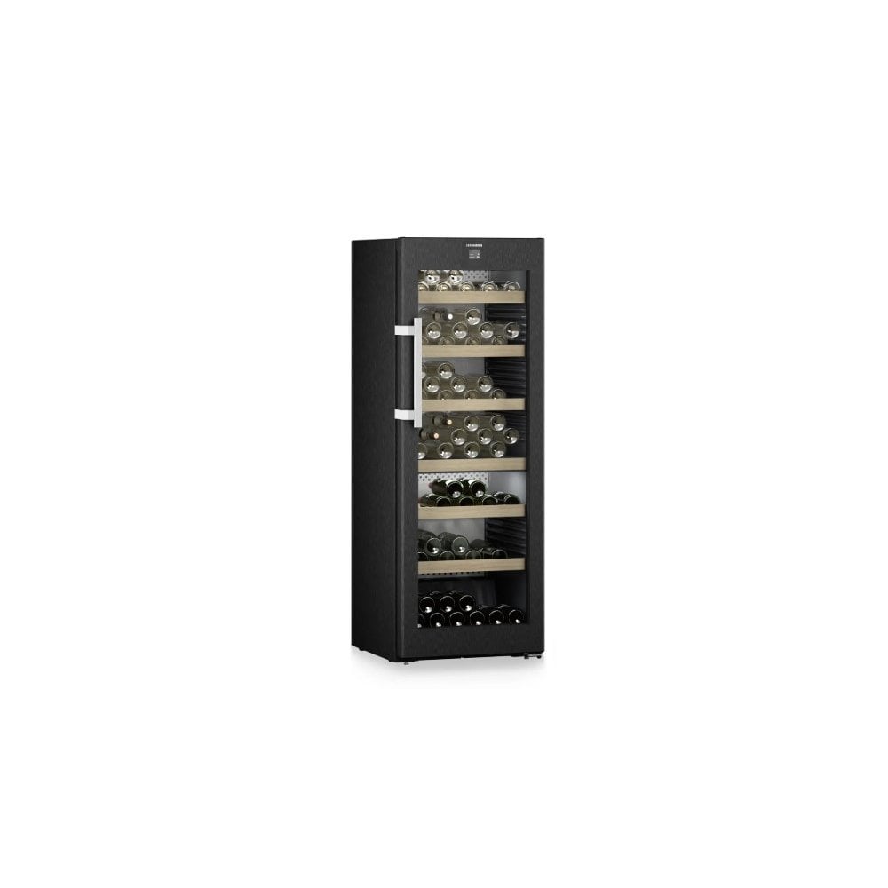 Liebherr WPbsi5052 Multi-temperature wine fridge : Vinidor (H 165.4cm) Black Steel : Two Zones