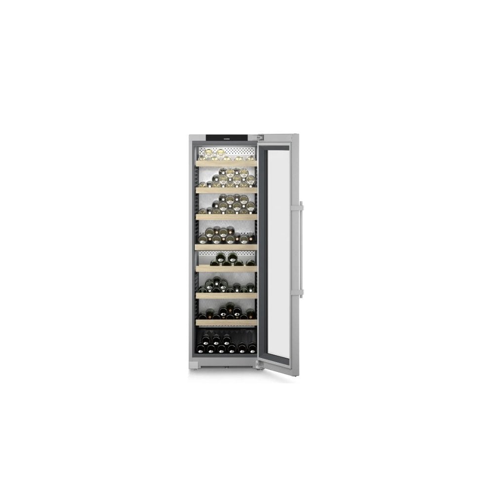 Liebherr WPsd5252 Multi Temperature Wine Fridge : Vinidor : H 185.4cm : Steel : Two Zones