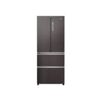 Haier  HFR3718ENMD  60/40 Total No Frost Fridge Freezer - Dark Inox: Width 70cm :