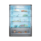 Haier  HFR3718ENMD  60/40 Total No Frost Fridge Freezer - Dark Inox: Width 70cm :