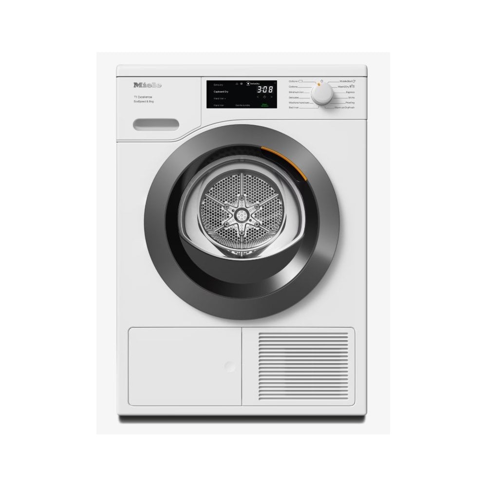 Miele TEC645WP Heat Pump Tumble Dryer : 8kg :