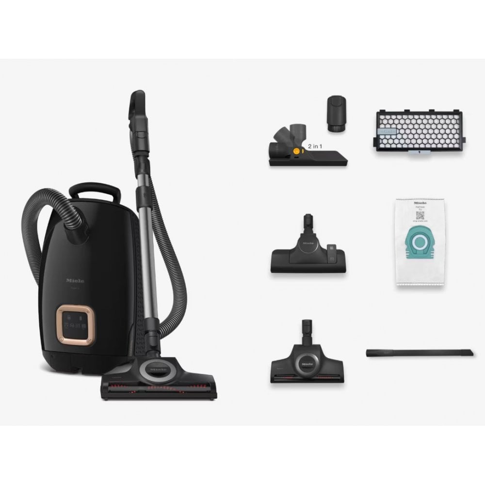 Miele Guard L1 C&D flex Cat & Dog Flex Cylinder Vacuum - Obsidian Black: