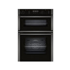 Neff U2ACH7AG7B Built In Double Oven : Graphite : N50: Pyrolytic :