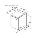 Bosch KTL15NWEAG Under Counter Fridge With Freezer Compartment: Series 2