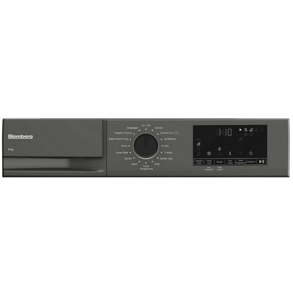Blomberg LTA18321G Heat Pump Tumble Dryer : Graphite : 8kg :