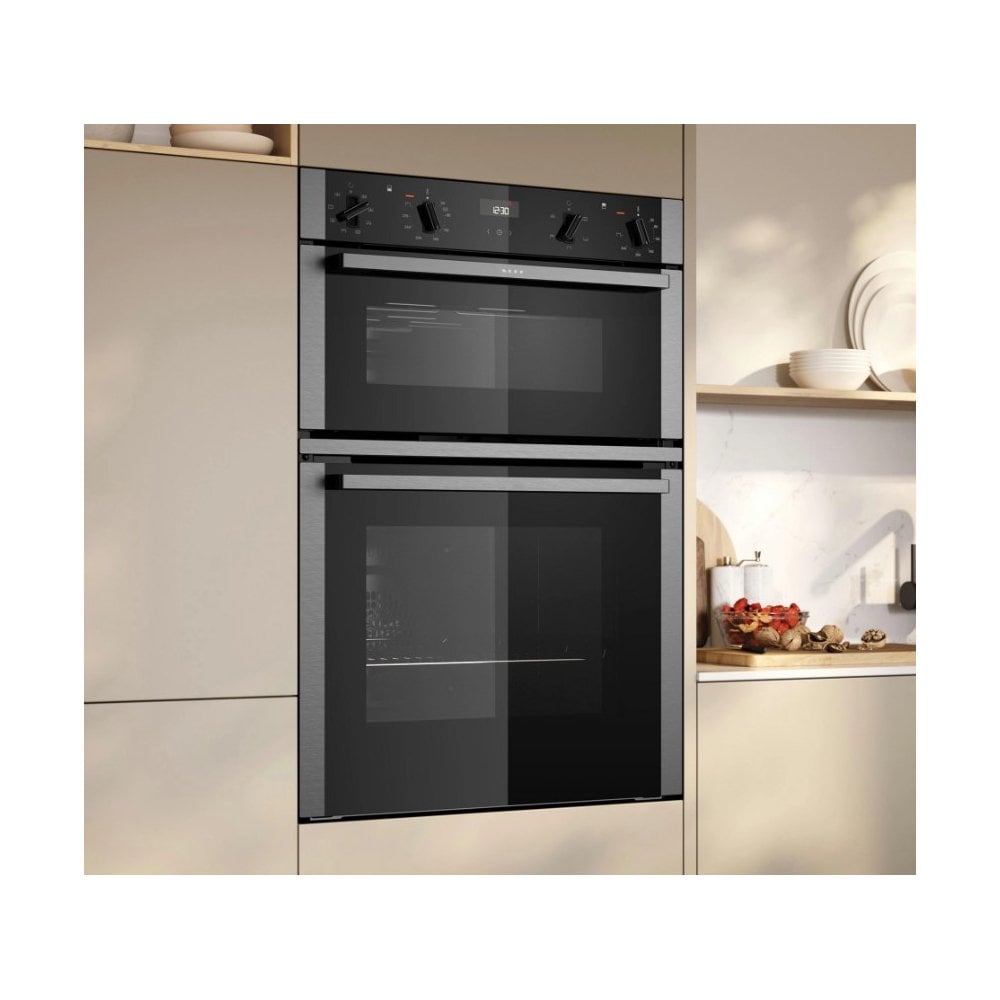 Neff U1ACE2AN3B Built In Double Oven : Stainless Steel :  N50: