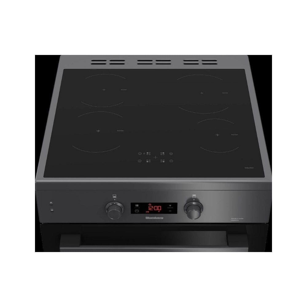 Blomberg HIRN651N Double Oven with Induction Hob : Anthracite :