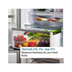Bosch KGN392LAGG Frost Free Fridge Freezer : H 203cm : Stainless Steel Look : Series 4 :