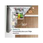 Bosch KGN392LAGG Frost Free Fridge Freezer : H 203cm : Stainless Steel Look : Series 4 :