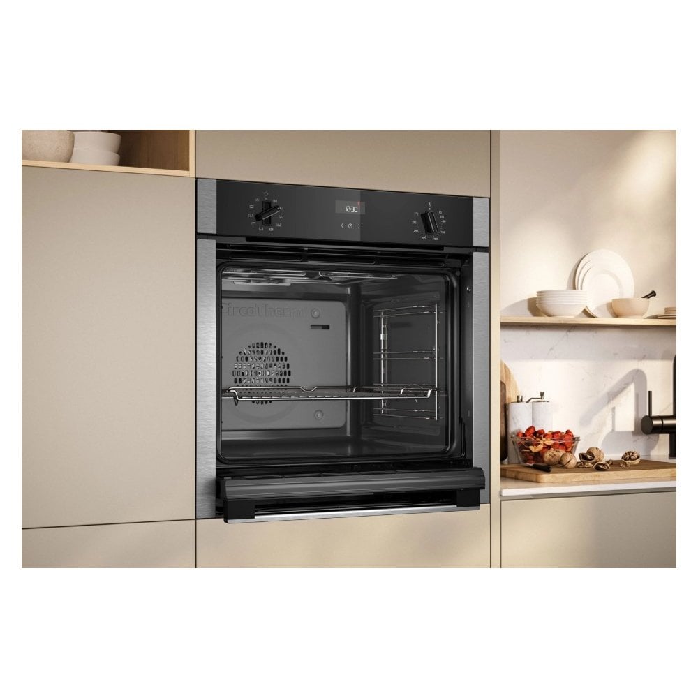 Neff B3ACE4AN3B Built In Single Oven : Hide & Slide : N50