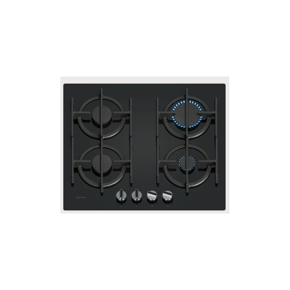 Neff T26PIP4S0 Built In Gas Hob : Black Glass : N70
