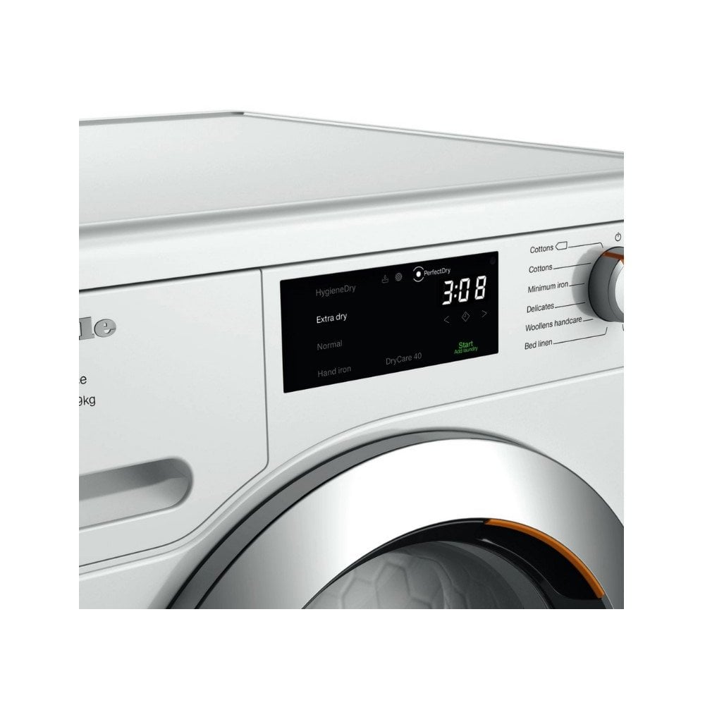 Miele TEH785WP Heat Pump Tumble Dryer : 9kg