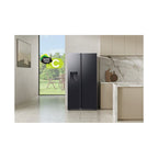 Samsung RS70F66KCFEU American Fridge Freezer :Frost Free : : Black (W 91cm):