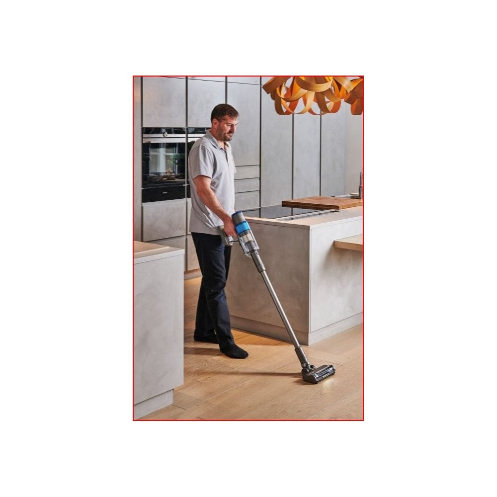 Sebo 95001GB Balance A1 Cordless Stick Vacuum - 48 Minutes Run Time - Basalt Grey/Blue
