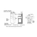Cata UBC45CM Built In Compact Combi Microwave : Stainless Steel (H 45cm)