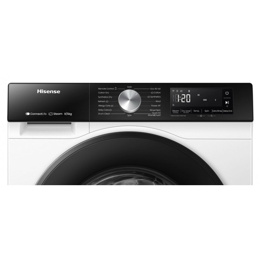 Hisense WD3S8043BW3 Washer Dryer (8kg/5kg):