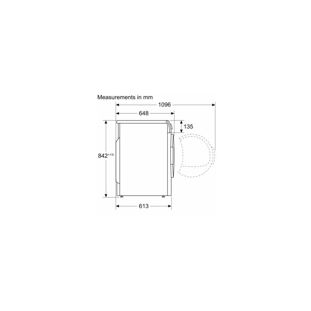 Siemens WQ46H2DXGB Heat Pump Tumble Dryer : IQ500 : Silver