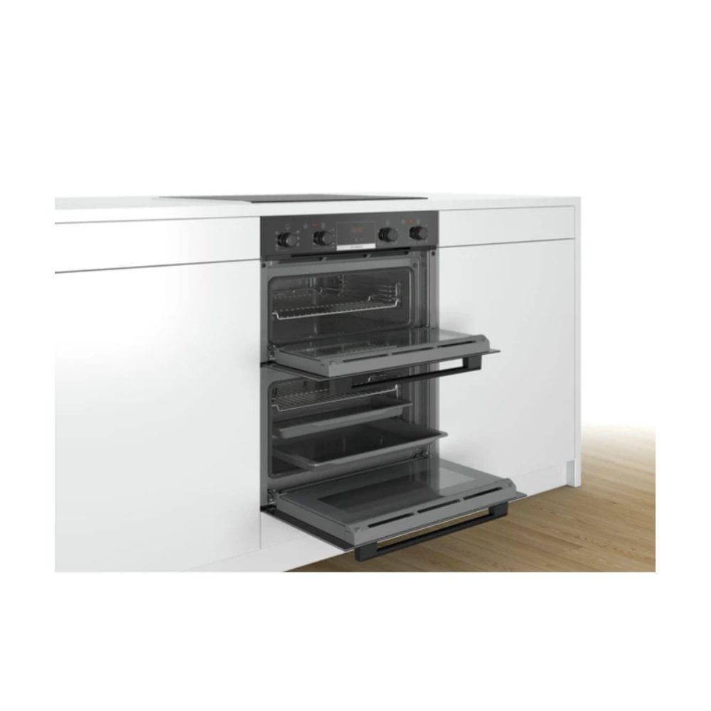 Bosch NBS533BB0B Built Under Double Oven : Series 4: Black: