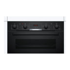Bosch NBS533BB0B Built Under Double Oven : Series 4: Black: