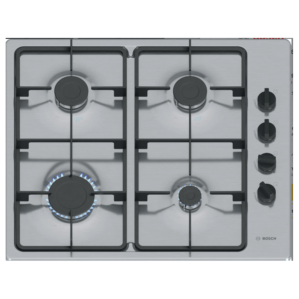 Bosch PBP6B5K60 Built In Gas Hob : Series 2 : 60cm : Stainless Steel